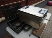 pizza oven on coleman stove